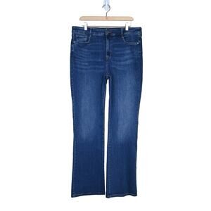 Nine West Womens 18 Park Wash Bootcut Jeans